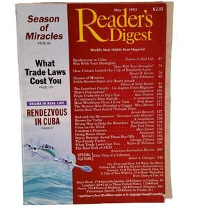 Reader's Digest May 1993 Vintage Magazine Cuba Feature Back Issue